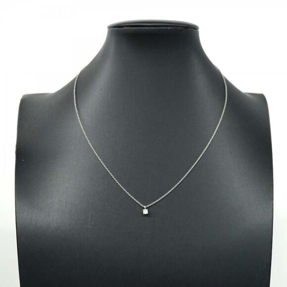 TIFFANY Authentic Silver Diamond Necklace - Picture 6 of 7